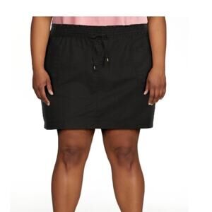 Terra & Sky Slate black soot Paperbag Waist Skirt